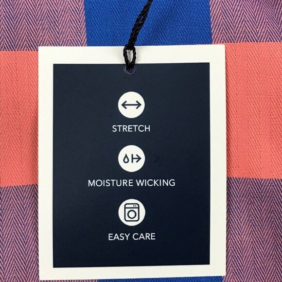 NEW Club Room Button Down Shirt Men's Small Buffalo Plaid Long Sleeve Stretch - Picture 6 of 9